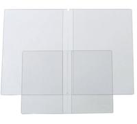 IBERPLAS Funda Portacarnet PVC 200µ Doble Fondo Paquete de 25