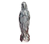 Ibex3D Creaciones - Estatua de la Virgen María en plástico PLA imitación a plata, 24 cm, decoración Religiosa