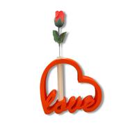 Ibex3D Creaciones - Figura de decoración San Valentín Día de los enamorados - Corazón minimalista