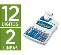 Ibico 1221X Calculadora de Impresión con Pantalla LCD de 12 Dígitos e Impresión Bicolor