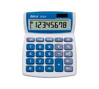 IBICO Calculadora sobremesa 208X pantalla LCD 8 dígitos banco/azul