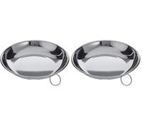 IBILI 400085 - plato hondo inox ø22 cm (Paquete de 2)