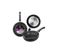 IBILI 410618 Freidora con cestillo inducta, Negro, 18 cm