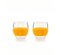 IBILI 623520 Set 2 Vasos de Cafe y de té, Amarillo, 16 x 9 x 9 cm