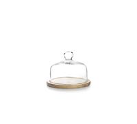 IBILI 715518 Tapa de cristal con base de madera 18 CM