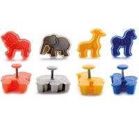 IBILI 734700 - Set 4 Cortapastas con expulsor Safari
