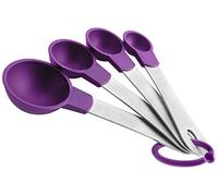 IBILI 736800 - Set de 4 cucharas medidoras de INOX y Nailon
