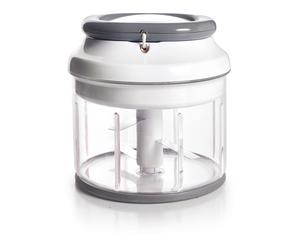 Ibili 750350 picadora manual de alimentos gris, transparente, blanco