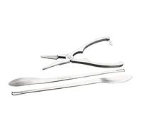 Ibili 781400 - Rompemarisco + 2 tenedores marisco Inox