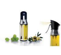 Ibili Pulverizador de aceite y vinagre 790300 Doble Negro/Transparente/Plateado