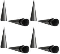 IBILI 821700 - Molde Cornete 12 cm Moka (4 ud) (Paquete de 4)