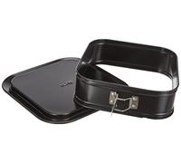 Ibili Molde desmontable 826524 cuadrado antiadherente con base extra 24x24 cm