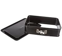 IBILI 826628 Desmontable Rectangular con Base Extra, Negro, 28 x 18 cm