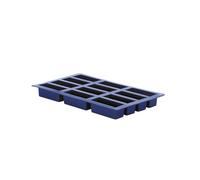 Ibili Molde para pastel 870039 – 12 cavidades (7,9 x 2,9 x 3 cm) Arándano