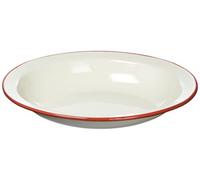 IBILI 907932 Deep Oval Platter Bordeaux 32X25, Porcelain, White