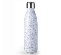 Ibili - Botella termo Spring Blue 500 - Acero inoxidable 18/10, doble pared, reutilizable