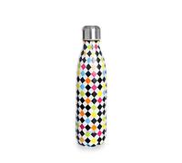 IBILI - Botella termo doble pared arlequin 500, Acero Inoxidable 18/10, Doble pared, Reutilizable
