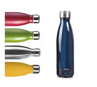 IBILI Botella termo 500 ml doble pared Acero inoxidable 18/10 Azul Reutilizable