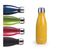 IBILI - Botella termo doble pared mango 350 ml, Acero Inoxidable 18/10, Doble pared, Reutilizable
