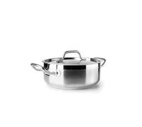 IBILI - Cacerola Con Tapa Inox Ebbe 22 Cm, Acero inoxidable 18/10, Apto para induccion