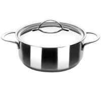 IBILI - Cacerola con Tapa Noah, 32 cms, Acero Inoxidable 18/10, Apta para induccion