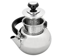 IBILI Cafetera pava con filtro Prisma 1,3 L, acero inoxidable 18/10, apta para inducción