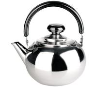 Ibili Cafetera Pava con filtro Prisma – 1,8 L, Acero inoxidable 18/10, Apta para inducción