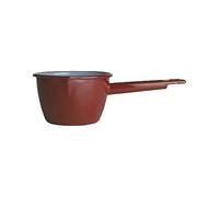 IBILI - Cazo conico con Pico Marron, 16 cms, Acero esmaltado, Apto para induccion