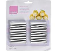 IBILI Cream Roll Mould Mini, Steel, Metallic, 18 x 21 x 2 cm