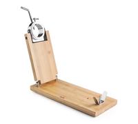 IBILI Gastroteka - Soporte Jamonero Plegable en Bambú y Acero con Cabezal Giratorio
