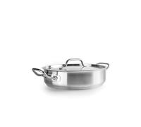 IBILI - Guisera Con Tapa Inox Ebbe 32 Cm, Acero inoxidable 18/10, Apto para induccion