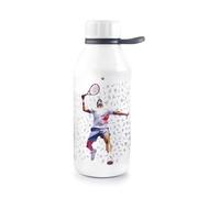 IBILI - Botella Termo Dobl.Pared Tennis Kids 350, Acero Inoxidable 18/10, Doble pared, Reutilizable