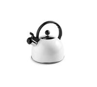 Ibili Ibili - Cafetera silbante inox blanca 2,50 lt.
