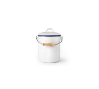 Ibili Ibili - Cubo con tapa para compost blanca 6 lt.