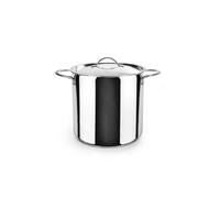 IBILI - Olla super alta con tapa noah, 32 cms, Acero inoxidable 18/10, Apta para induccion