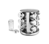 Ibili Ibili - Set 12 especieros+soporte gira. Plata