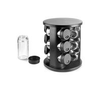 Ibili Ibili - Set 9 especieros+soporte gira. Negro
