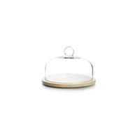 Ibili Ibili - Tapa de cristal con base de madera 26 cm.