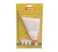 IBILI Icing Bag Set with 5 Nozzles, 20 x 15 x 5 cm, White