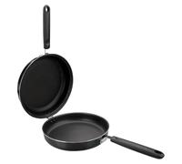 Ibili Indubasic, sartén para tortillas doble, 24 unidades, modelo 405924, diámetro máximo de 24 cm, aluminio, apta para cocinas de inducción, con revestimiento antiadherente
