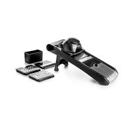 IBILI - Mandolina Regulable Easycook, Acero Inoxidable, 4 cuchillas, regulador de grosor