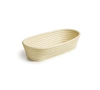 Ibili, Molde Banneton para pan Oval. Fermentar, Mantener la forma, Hidratar masas. Fabricado en ratán.