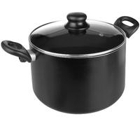 IBILI - Olla con tapa de cristal, Aluminio, 16 cms, Antiadherente, Apta para induccion