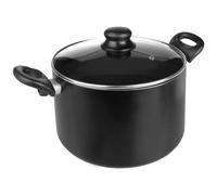 IBILI - Olla con tapa de cristal, Aluminio, 20 cms, Antiadherente, Apta para induccion