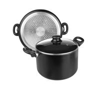 IBILI - Olla con tapa de cristal, Aluminio, 24 cms, Antiadherente, Apta para induccion