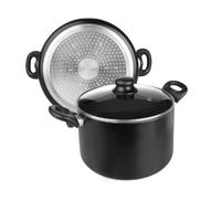 IBILI - Olla con tapa de cristal, Aluminio, 24 cms, Antiadherente, Apta para induccion