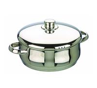 IBILI - Cacerolacon tapa oslo, 26 cms, Acero inoxidable, Apta para induccion