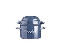 IBILI Olla para mejillones Petrol 18 cm Acero esmaltado Apta para inducción