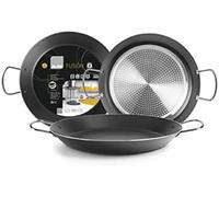 IBILI - Paellera fusion - 42 cm - Aluminio - Antiadherente - 10 raciones - Apto para induccion