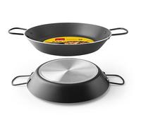 IBILI - Paellera Nero - 30 cm - Aluminio - Antiadherente - 4 raciones